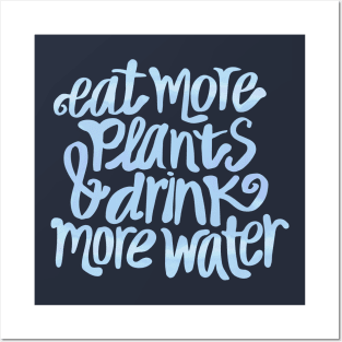 Eat more plants Posters and Art